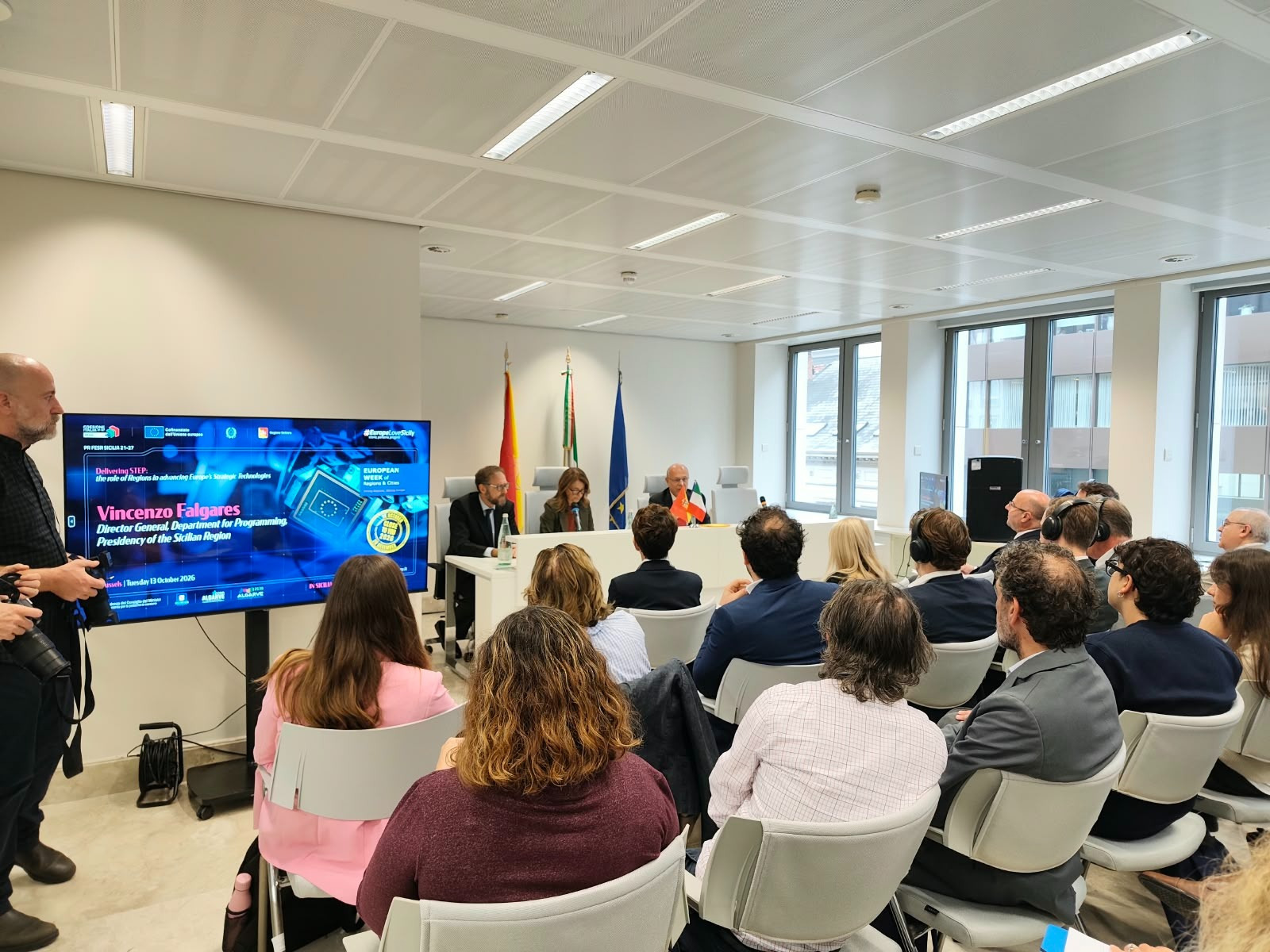 Fondi Ue, la Regione all’Euregionsweek: a Bruxelles l’incontro su tecnologie strategiche “Step”, il Pr Fesr Sicilia è secondo in Europa per investimenti